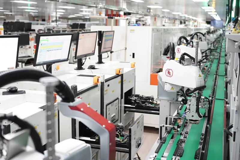 自动化电子封装系统中的滑环